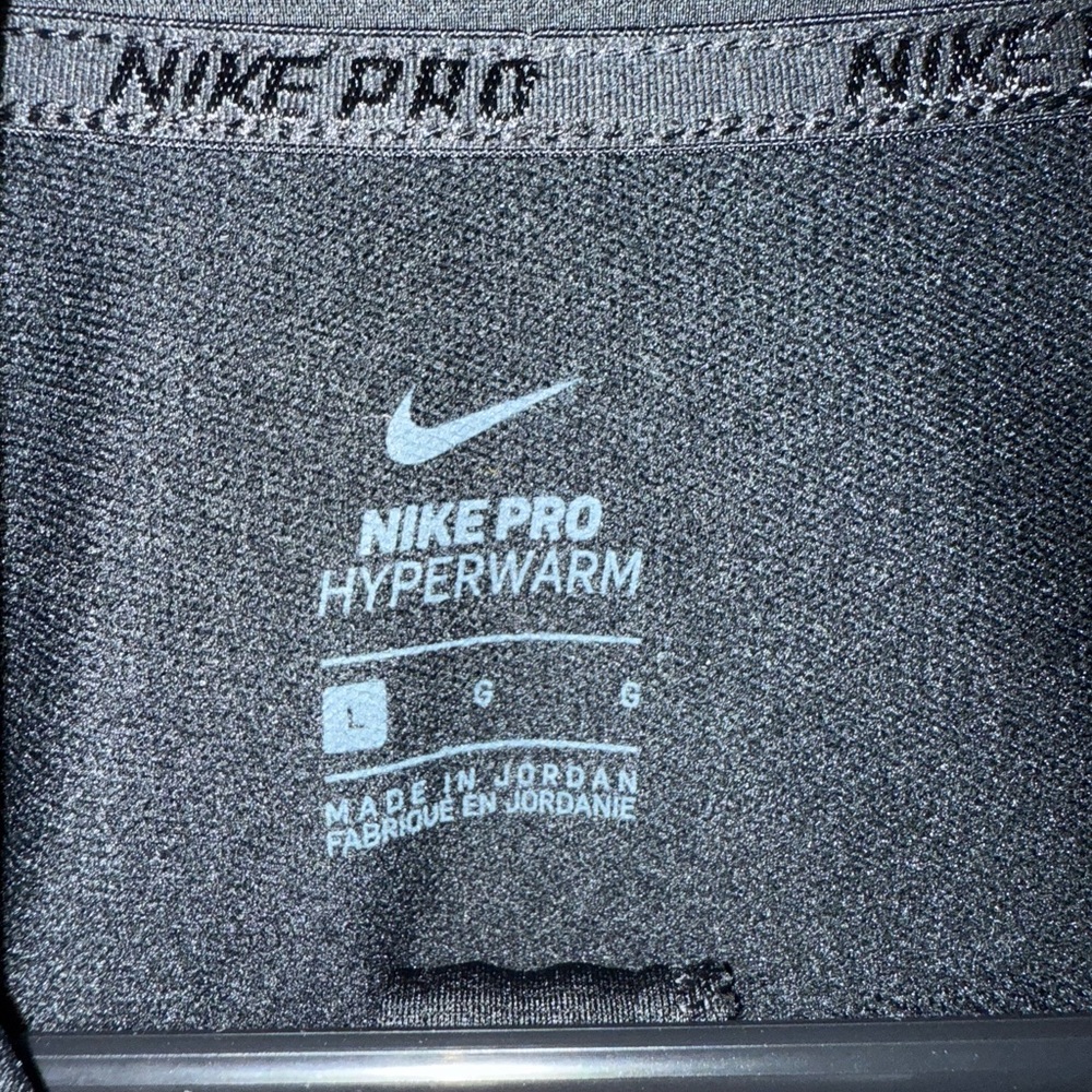 Nike Pro Hyperwarm Quarter Zip Large Training Lon… - image 3